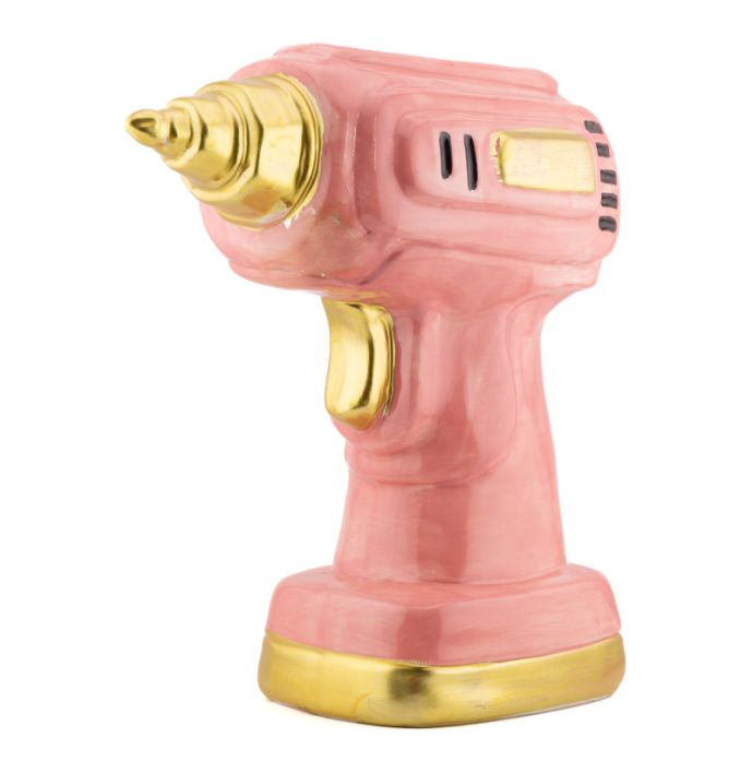 Aardewerk vaas Bloemboor roze