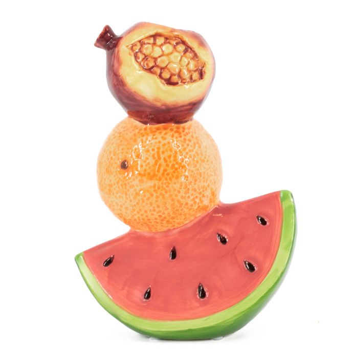 Aardewerk vaas Fruit