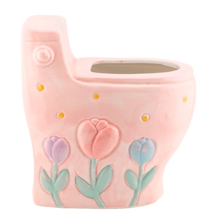 Aardewerk vaas Floral flush