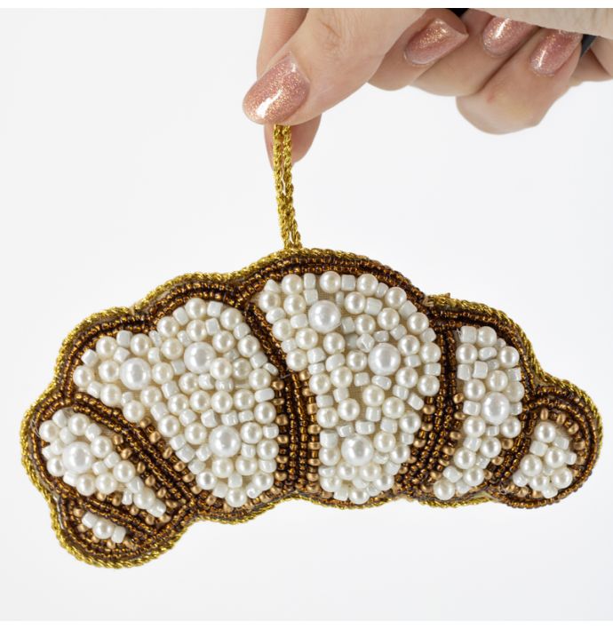 Hanger met kralen Croissant