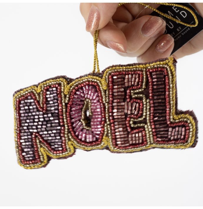 Hanger met kralen Noël