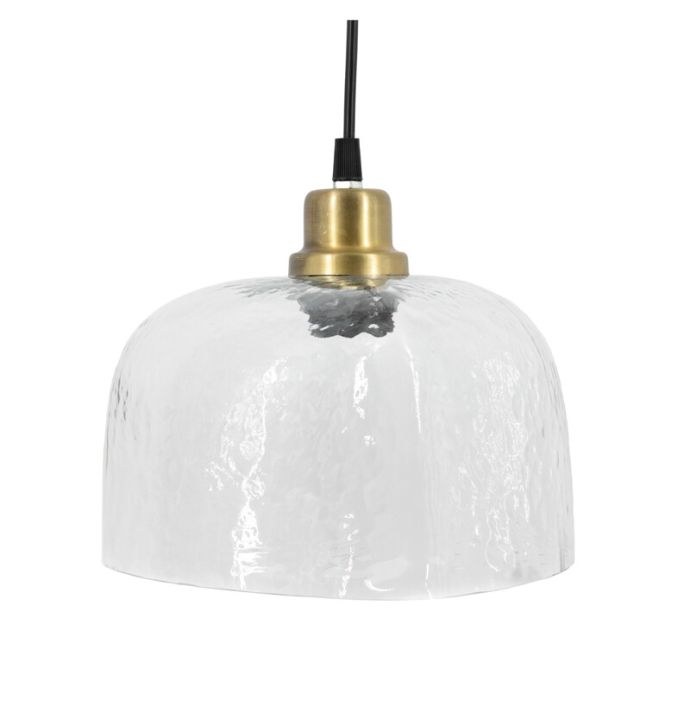 Glazen hanglamp organic