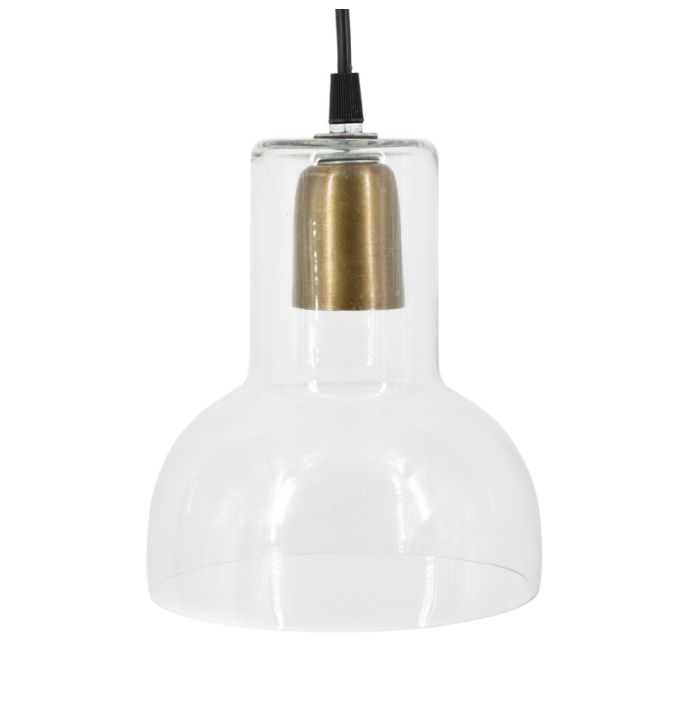Glazen hanglamp natural