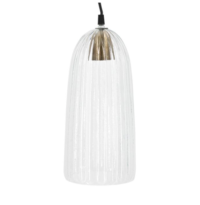 Glazen hanglamp cone