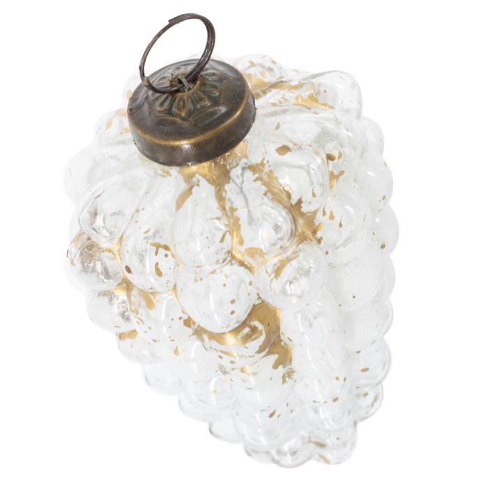 Kerstbal gold white