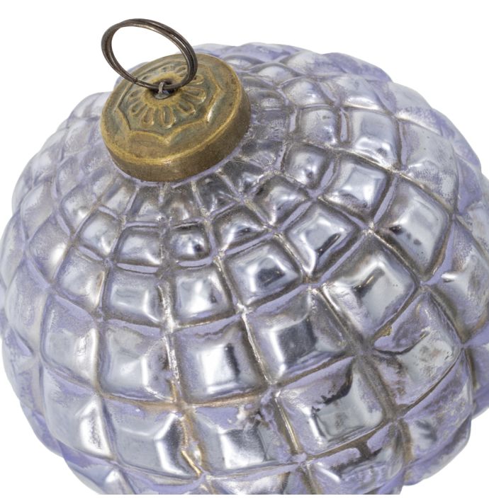 Kerstbal aubergine