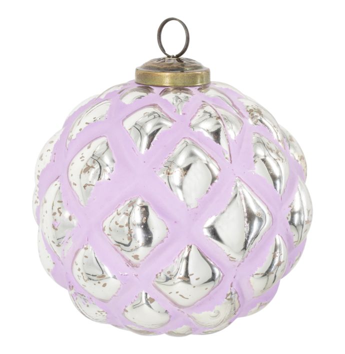 Kerstbal lila