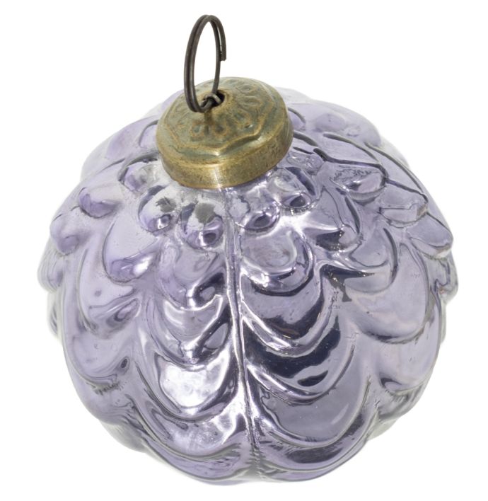 Kerstbal aubergine