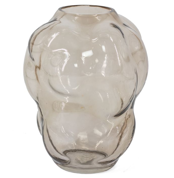 Glazen vaas bubbels