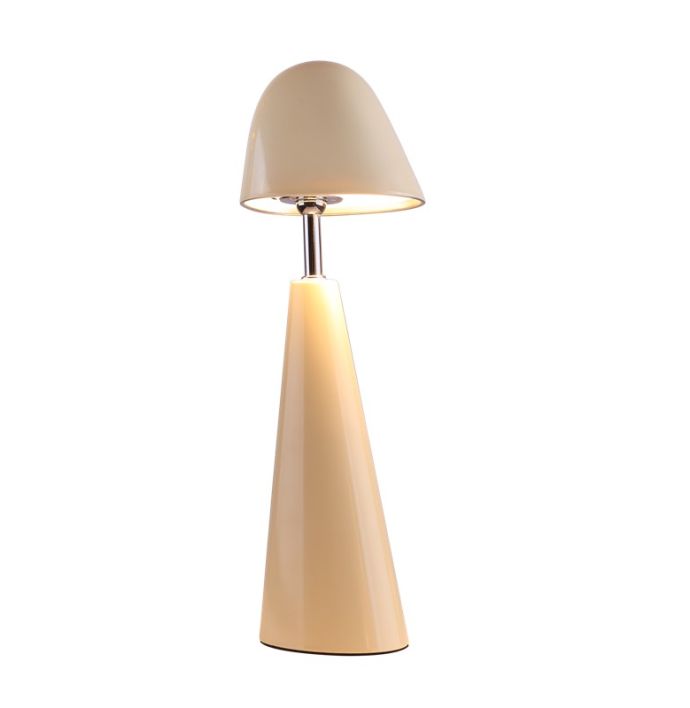Bureaulamp Dot LED op accu beige