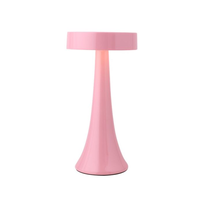 Bureaulamp Nova LED op accu roze