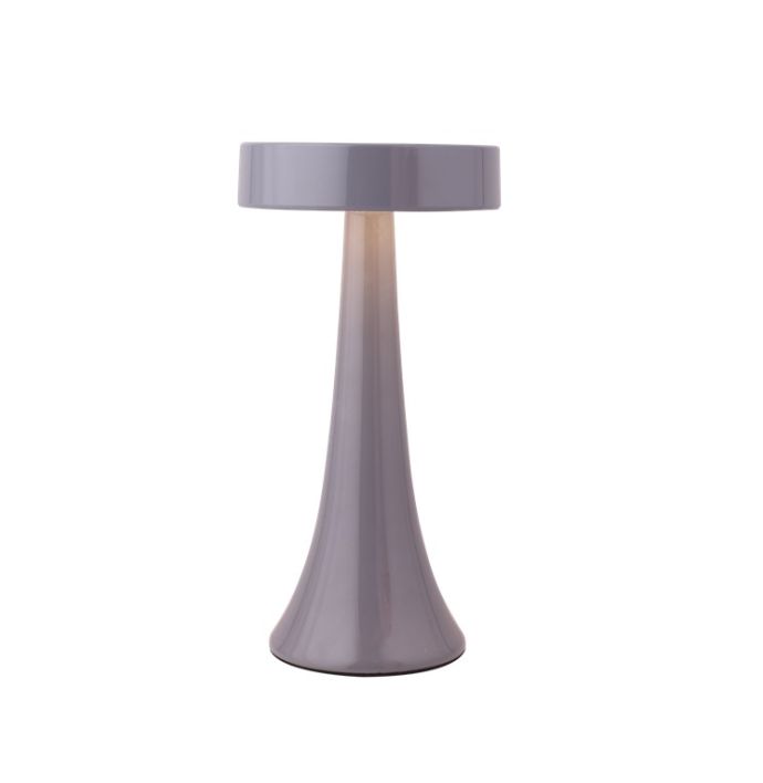 Bureaulamp Nova LED op accu grijs