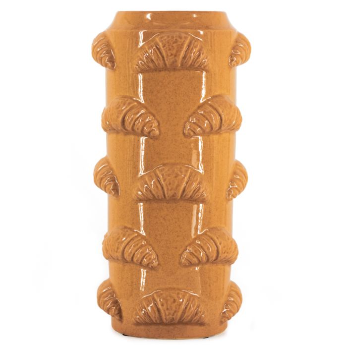 Aardewerk vaas Croissants L