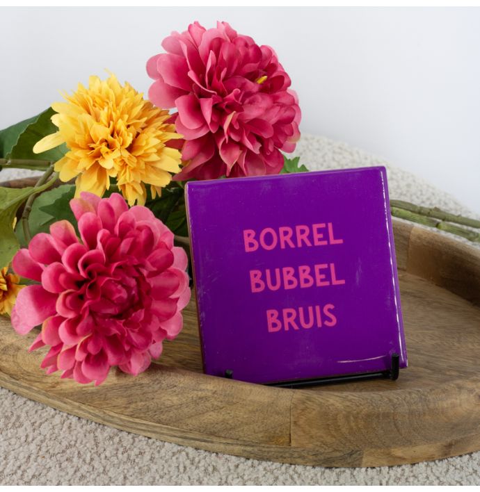 Tegeltje borrel bubbel bruis