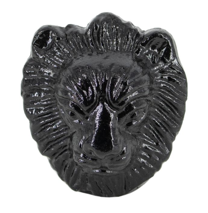 Knopje leeuw zwart