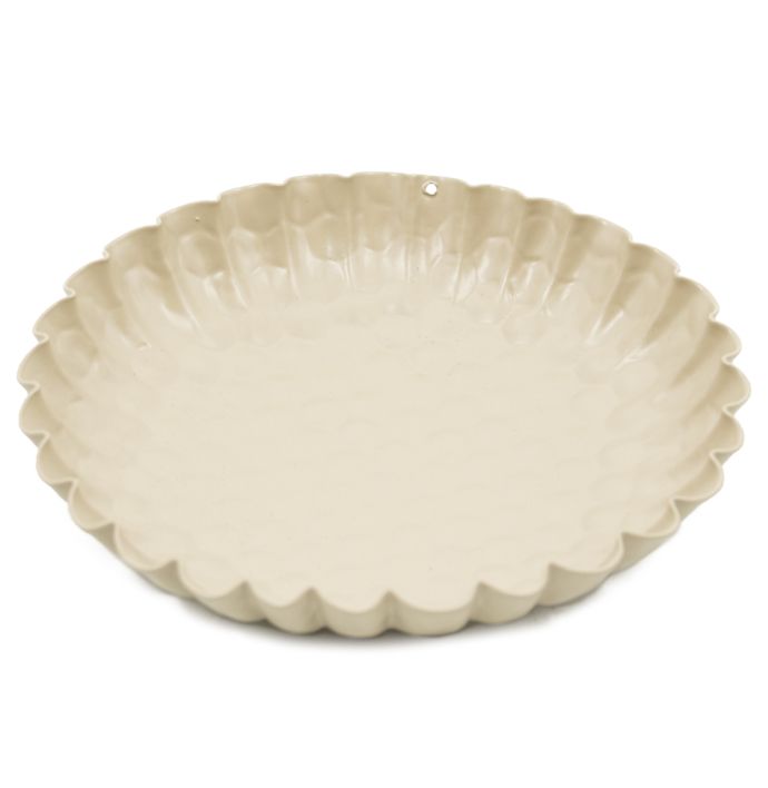 Metalen schaaltje honeycomb sand