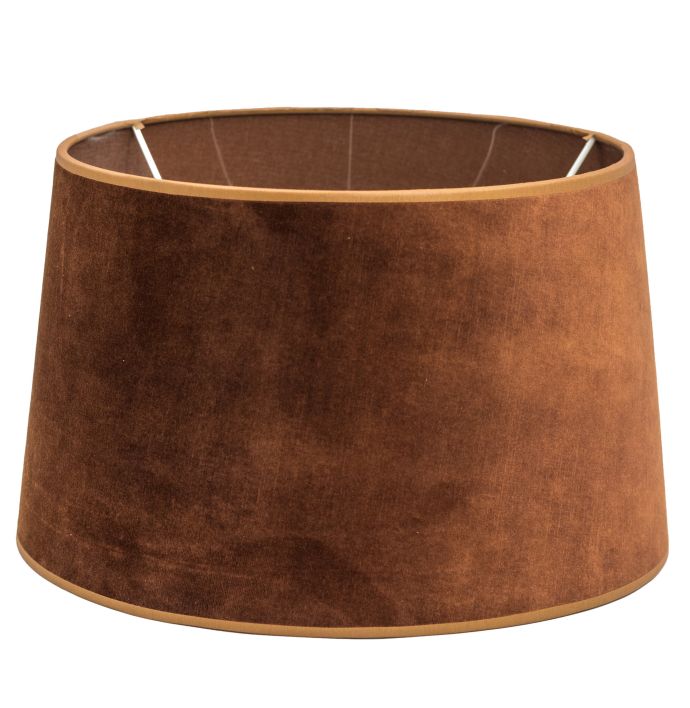 Lampenkap 40cm velvet copper
