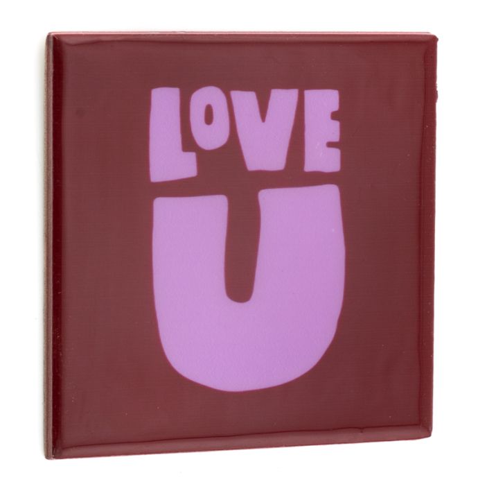 Tegeltje love u