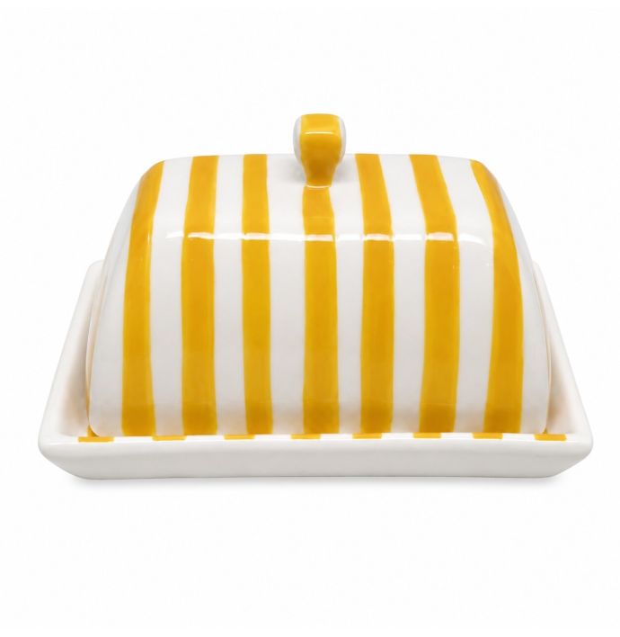 Keramiek plateau stripes Leka