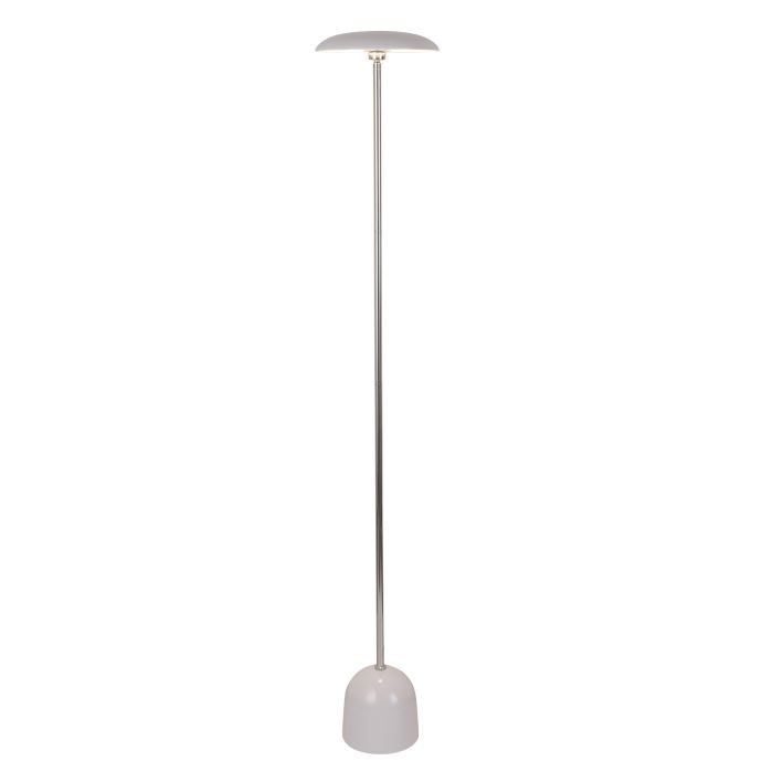 Vloerlamp Mush LED op accu wit