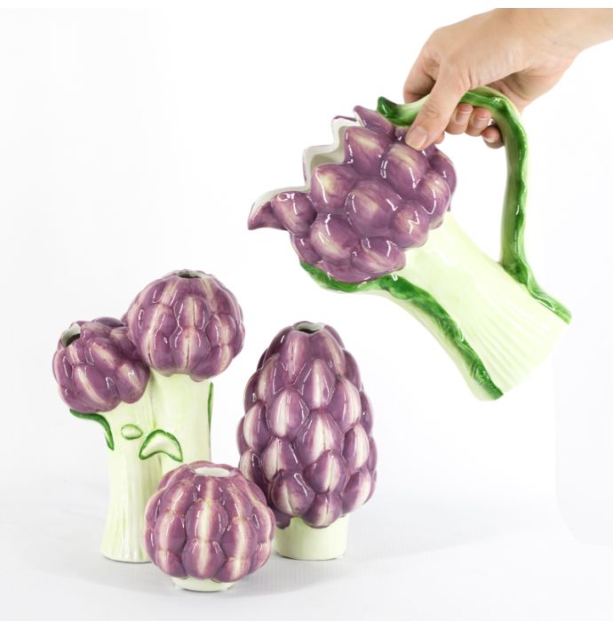 Aardewerk tulpenvaas Artichok
