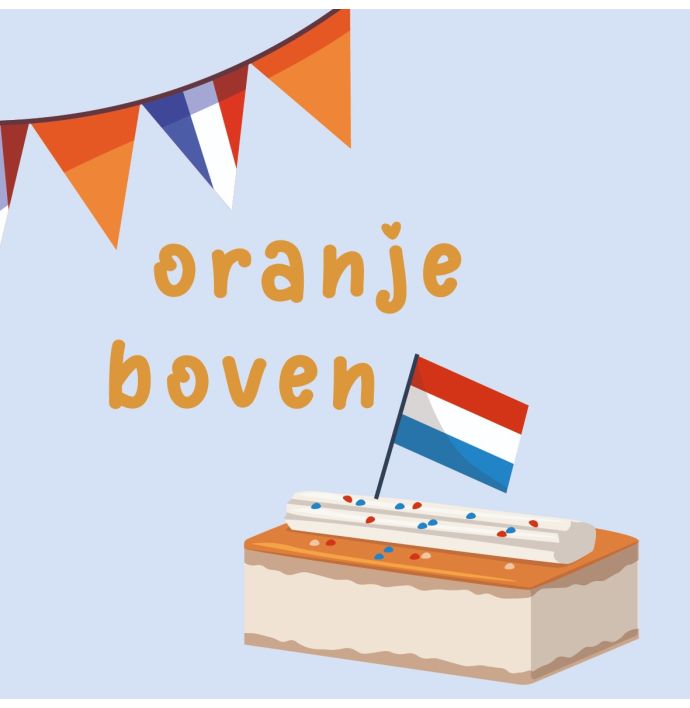 Tegeltje Oranje boven