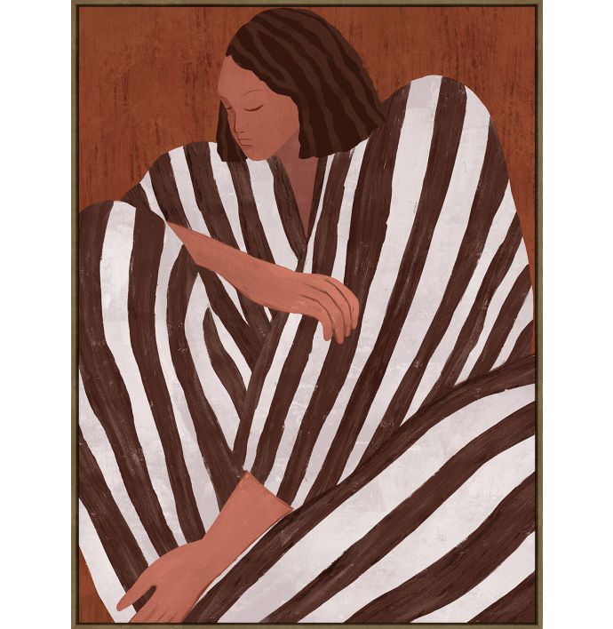 Schilderij contour muse