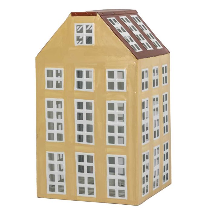 Hollands huisje metaal gekleurd