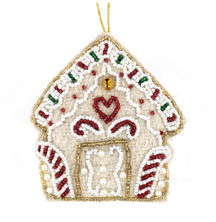 Hanger met kralen Huisje