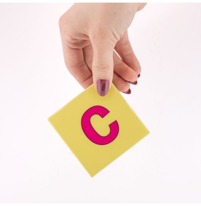 Alfabet tegeltje letter C