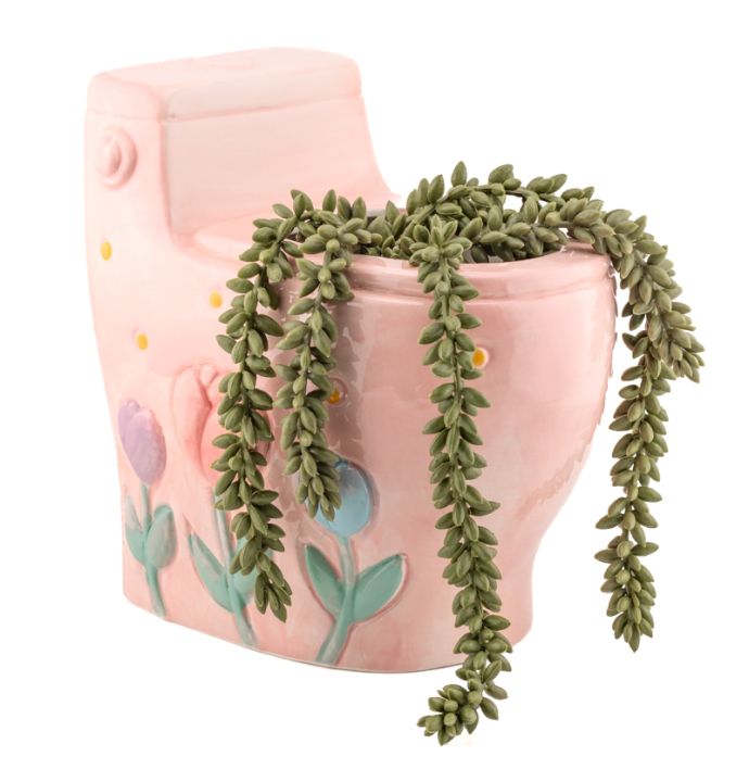 Aardewerk vaas Floral flush