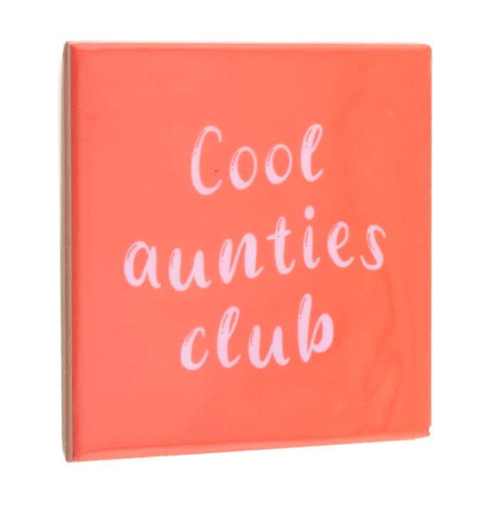 Tegeltje cool aunties club