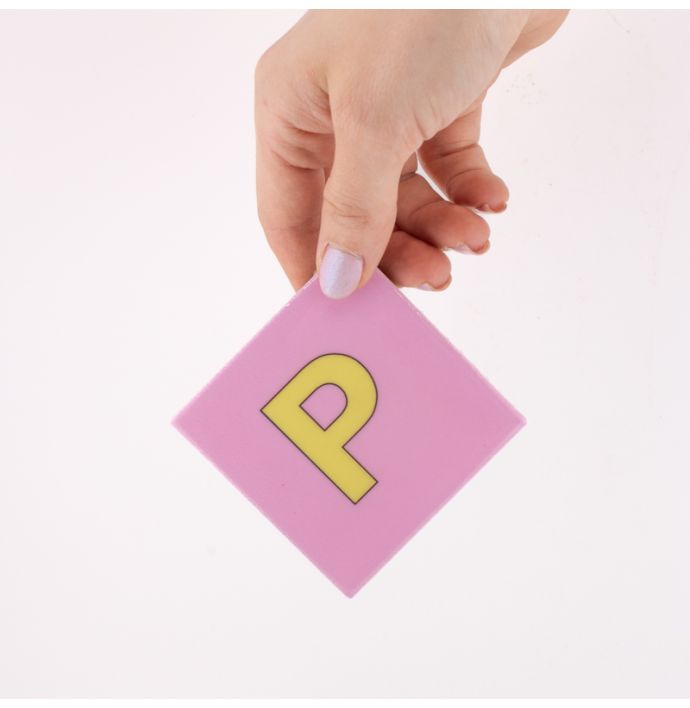 Alfabet tegeltje letter P
