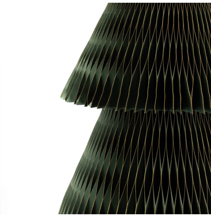 Papieren kerstboom jumbo 150cm groen
