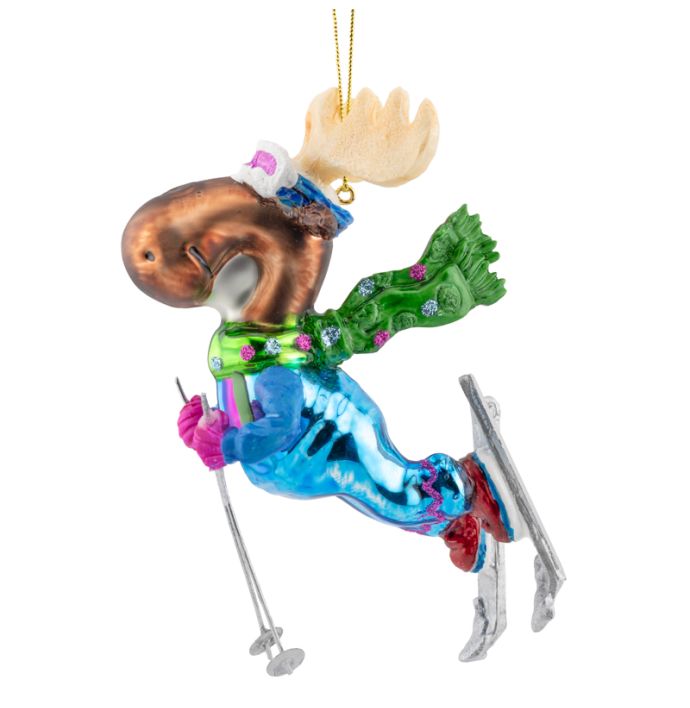 Kerstbal Eland ski
