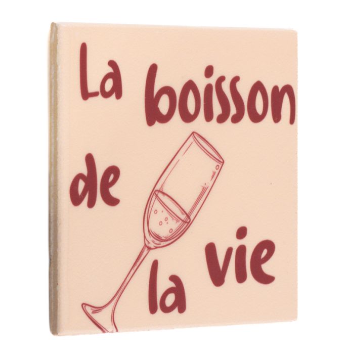 Tegeltje la boisson de la vie