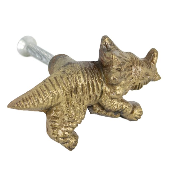 Knopje dino goud