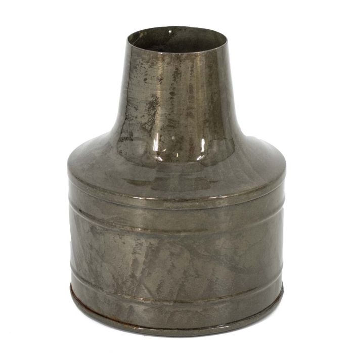 Metalen vaas olive