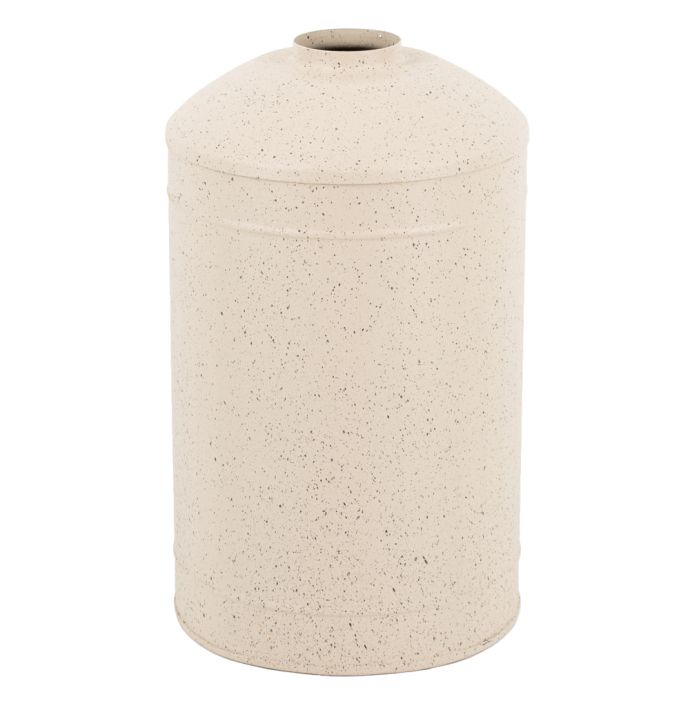 Metalen vaas zand dots