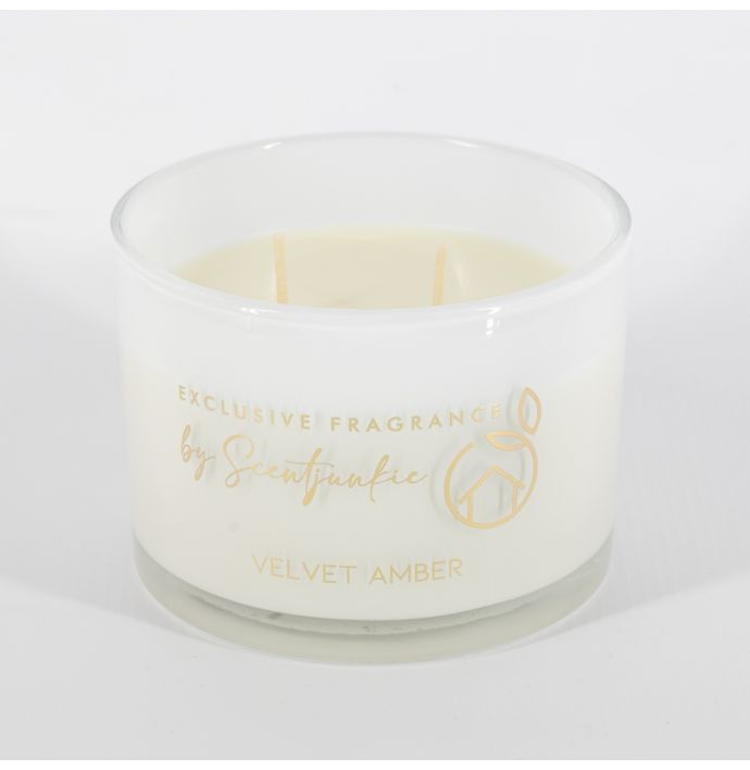 Geurkaars 320g velvet amber
