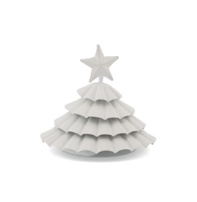 Metalen kerstboom wit