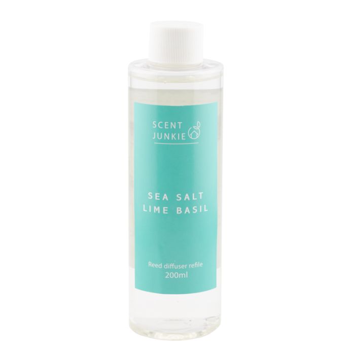 Geurdiffuser refill 200ml sea salt basil