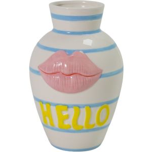 Aardewerk vaas Hello kiss