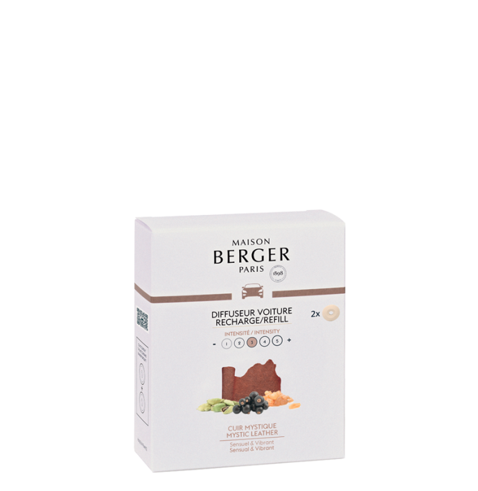 Maison Berger Autoparfum Navulling Mystic Leather