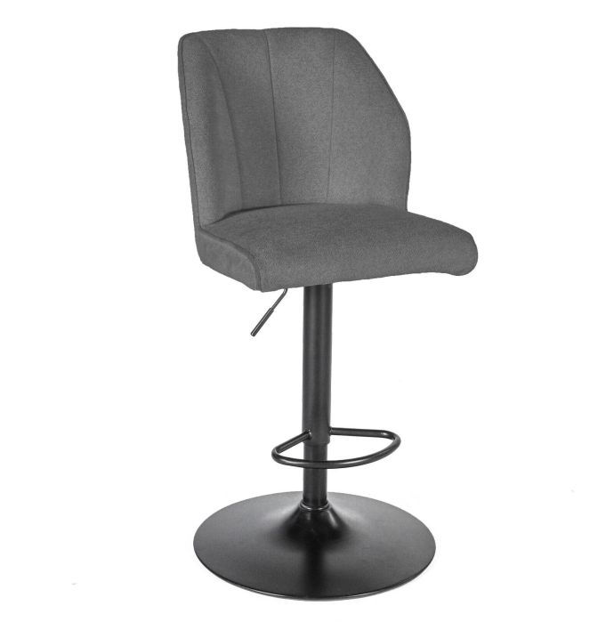 Barstoel Midge bouclé antraciet