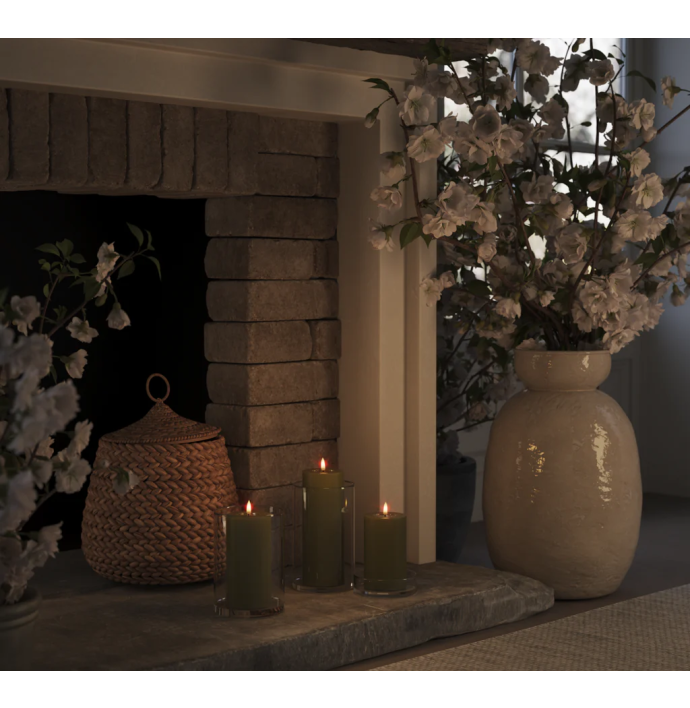 Real Flame Led kaars 10x10cm