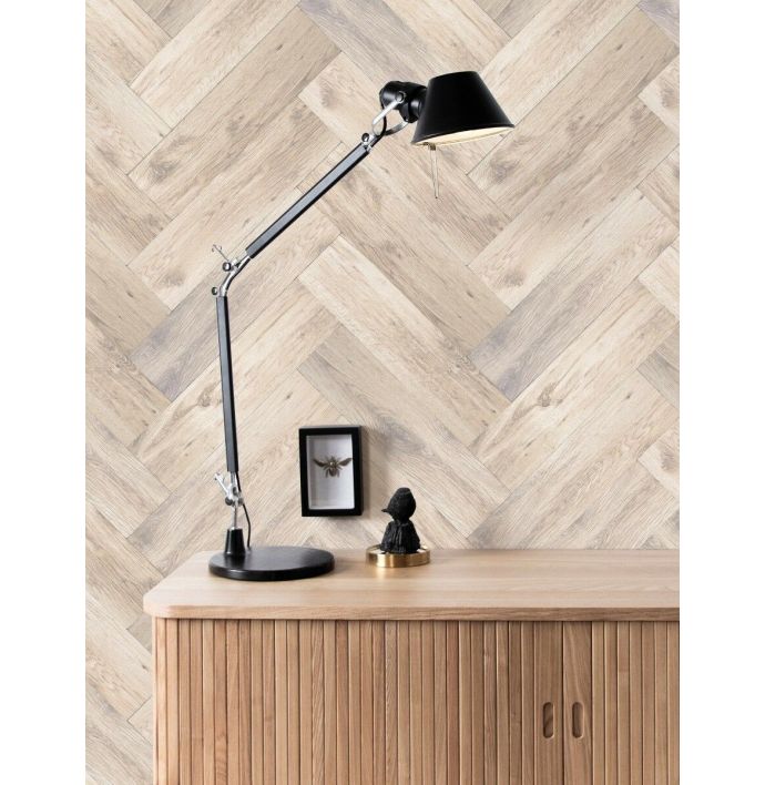 Patroon behang Visgraat