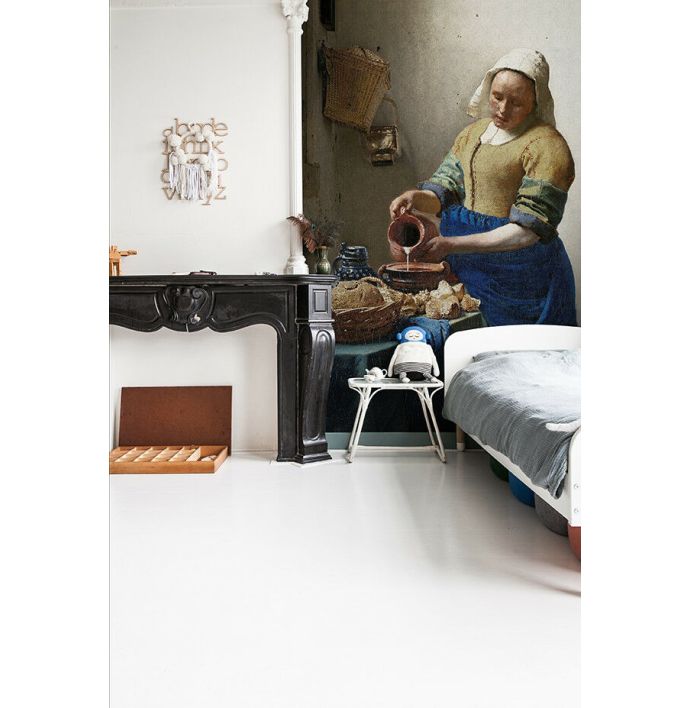 Fotobehang Het Melkmeisje