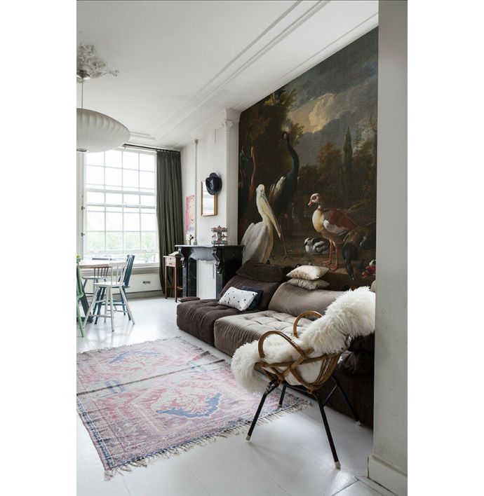 Fotobehang the floating feathers