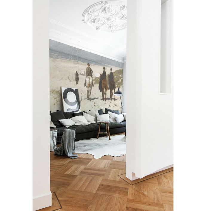 Fotobehang Morning ride